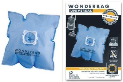 Sacchi in microfibra universali Wonderbag Classic per aspirapolvere Rowenta Tefal