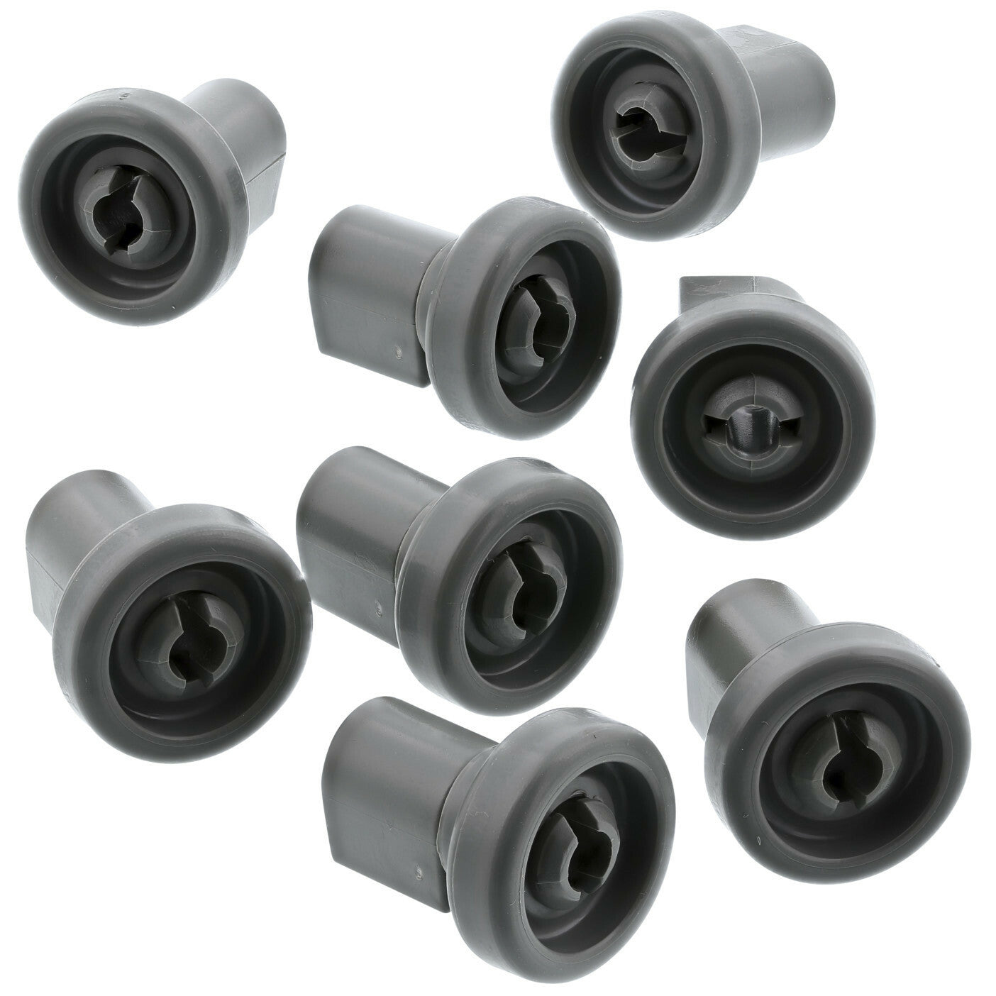 8x Ruote cesto alto lavastoviglie Electrolux Rex AEG ESF ESI ESL F44 PDV TP TT