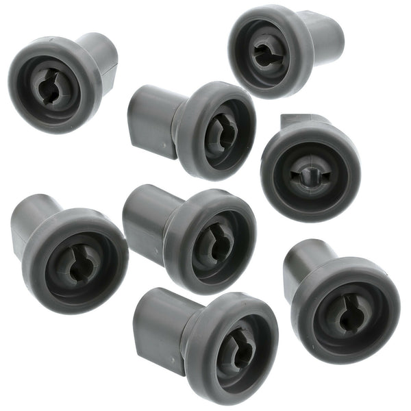 8x Ruote cesto alto lavastoviglie Electrolux Rex AEG ESF ESI ESL F44 PDV TP TT