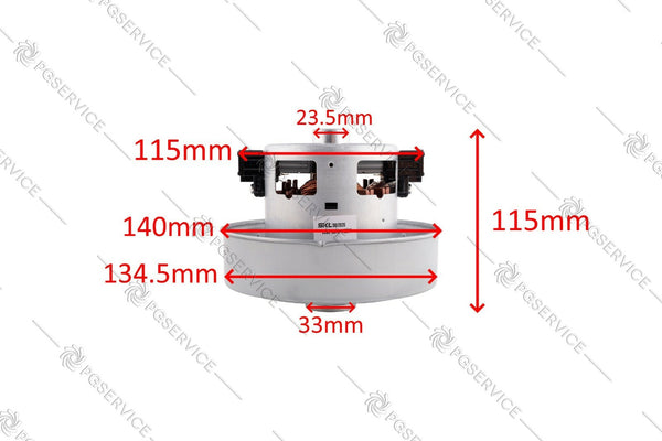 SKL motore 220V 1400W aspirapolvere 115mm 140mm Samsung VC12 VC58 VCC62 VCC88
