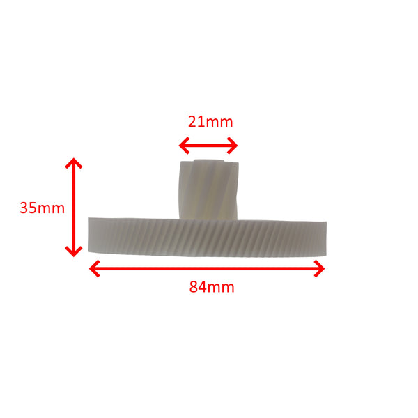 Braun ingranaggio 84mm 9 denti tritacarne PowerPlus 1100 4195 MultiQuick 3 5 7